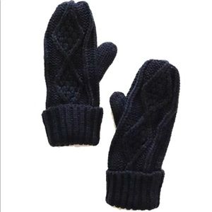 New Navy Blue Panache Mittens with Fleece Lining